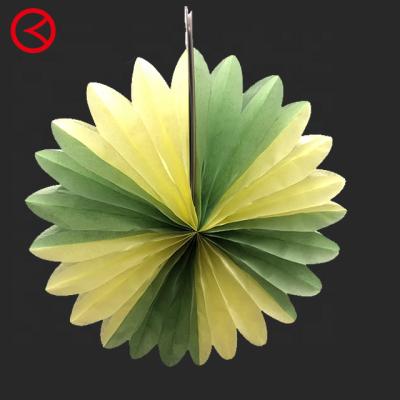 China Tissue Paper Party Decoration Fan for sale