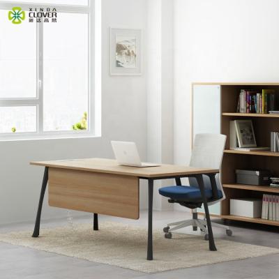 China Small Office Desk Melamine Surface Office Furniture Convertible Working Desk for sale