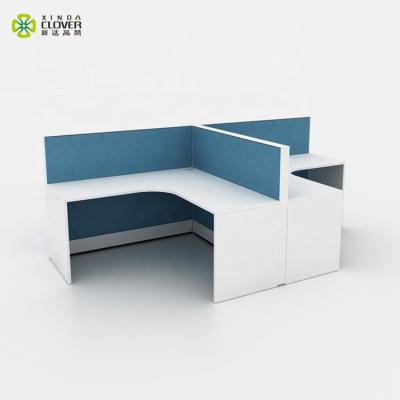 China Modern office modern office 2 person design station work desk separation coworking workstation for sale