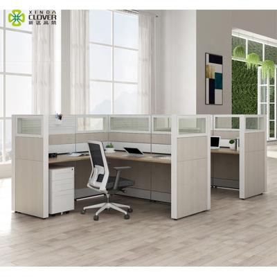 China Modern Chinese Manufacture 2 Person Office Compartment Office Partition Modern Modular Workstation Cubiculos for sale