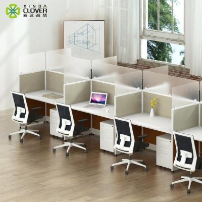 China Fine Workmanship Glossy Office Workstation Desk/Modular Office Cubicles Office Partition Workstation for sale