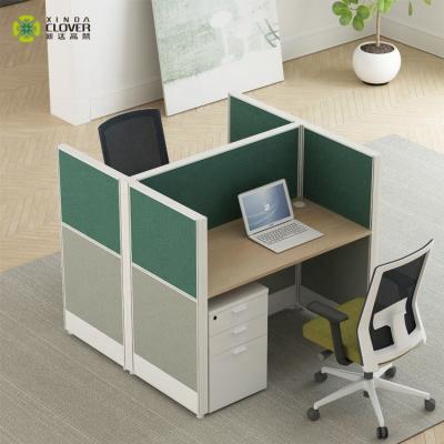 China Professional Modern Flexible Wood Table Combination Office Desk Cubicle Partition Workstation for sale