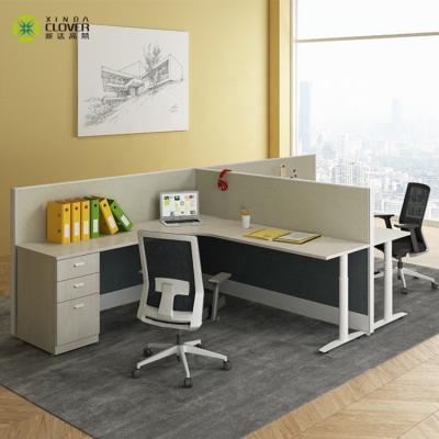 China Height Adjustable Standard Modern Two Person Office Cubicle Modular Open Workstation (Height) for sale