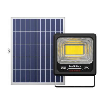 China Smart Light Remote Control Residential OEM Aluminum Waterproof IP65 30w Solar Powered Charger Led Flood Light For Garden for sale