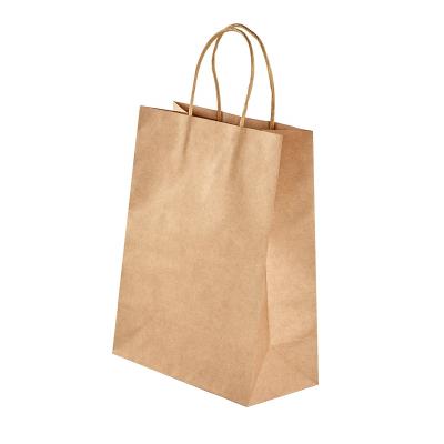 China Materials Recycled Into Stock Manufacturer Cheap Low Cost Christmas Brown Kraft Paper Bag For Clothing/Gift/Food/Packaging for sale