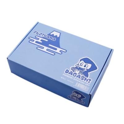 China Recycled Materials Gift Boxes With Ribbon Closure Paper Box Packaging Custom Recycled Paper Kraft Paper Boxes for sale