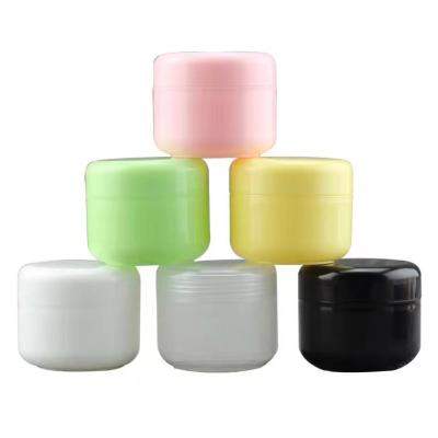 China Recyclable Ready To Ship Hot Selling Cosmetic Packaging Face Cream Body Scrub Plastic Container PETG Jar for sale