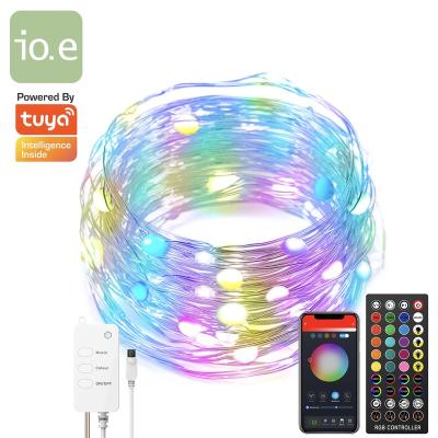 China String Smart Light Christmas WiFi LED String Light Sync With Music 5m Tuya Work With Alexa And Google Home for sale