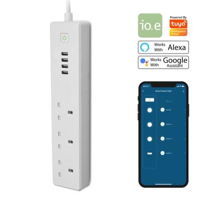 China UK Wifi APP Control Electricity Meter residential/multipurpose power band function13A 2400W 100-240V Tuya Smart works with Alexa and Google Assistant for sale