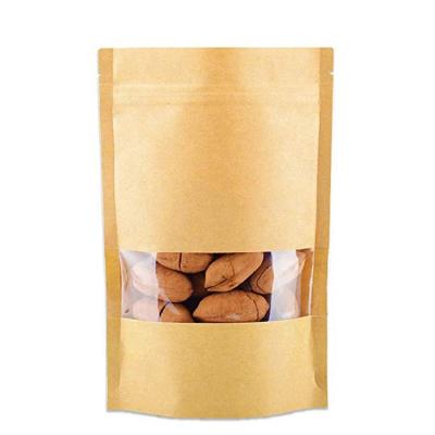 China Reusable Moisture Proof Zipper Lock Sealing Coffee Bean Bags With Notch Matte Transparent Window Pouches for sale