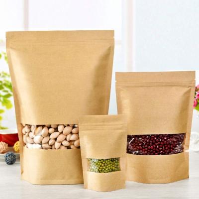 China Disposable, Water and Oil Customization Making Mylar Kraft Paper Bags With Print Resistant Ziplock Logo for sale