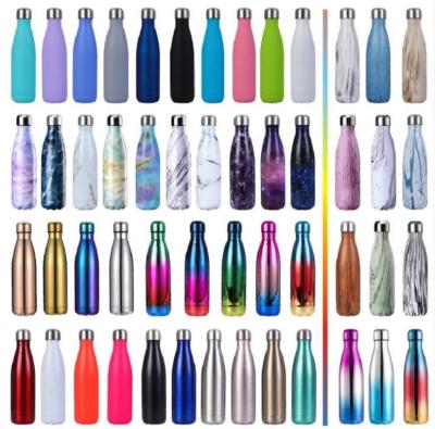 China Sustainable factory wholesales cheap double wall water bottle stainless steel sport bottle for sale