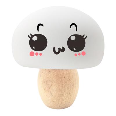 China Creative Magnetic Mushroom Light Shooting Mushroom Log Silicone Night Light Postmodern Hot Selling Rechargeable Lead Light for sale