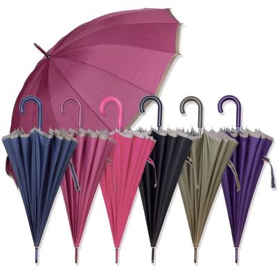 China 2020 New Arrival Amazon New 25 Inch Auto Open Personalized Upright Umbrella Custom Logo Printed In Inexpensive Waterproof Fabric for sale