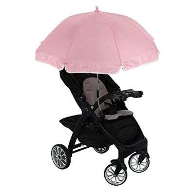 China Outdoor UV Protection Automotive Open Clamp-on Shade Clip Umbrella For Portable Compact Baby Stroller Chair Umbrella for sale