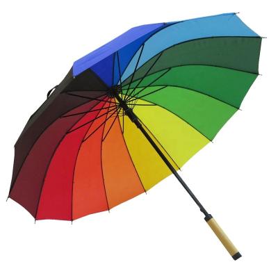 China CLASSIC 16 Ribs Stick Automatic Umbrella New Style for sale