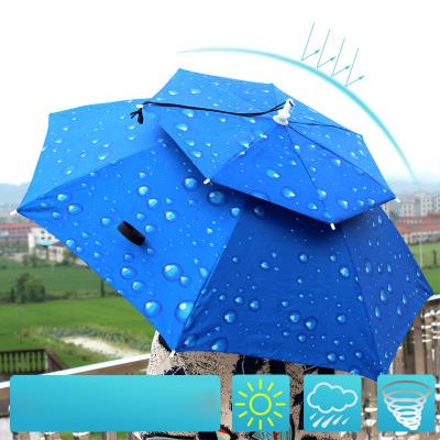 China Factory Direct Sales UV Protection Customized Logo Printed Clear Umbrella Hat Steel Frame Promotional Main Umbrella For Adults And Children for sale