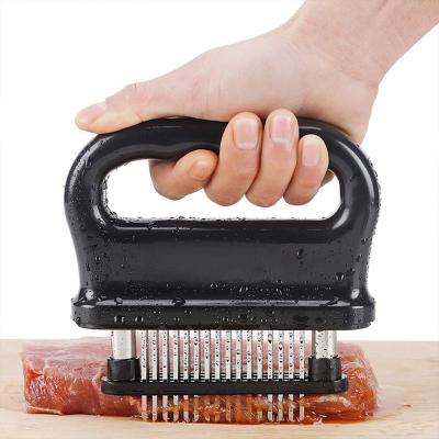 China 48 Blade Needle Meat Tenderizer Stainless Steel Knife Meat Viable Beef Steak Mallet Meat Tenderizer Hammer Pounder Cooking Tools for sale