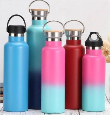 China Wholesale Custom Viable Metal Stainless Steel Sports Water Bottle Insulated Vacuum Flask for sale