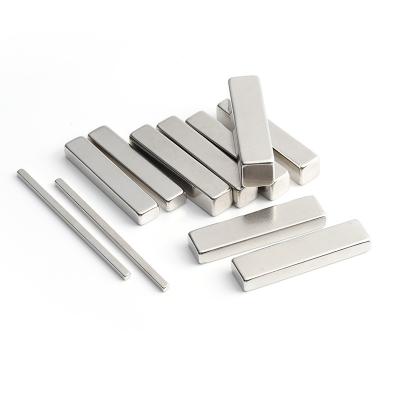 China Custom Industrial Magnet Industrial Magnet Ndfeb Bar Magnet Large Sintered Permanent Block N42UH Retangular Long Cut for sale