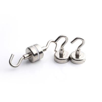 China Industrial Strong Strong Powerful Neodymium Magnet Wall Fishing Tool Garland Hagner Holder with Hooks for sale