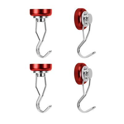 China Industrial Permanent Colorful Functional Kitchen Magnetic Pot Hook Magnet Hooks For Fridge Heavy Duty for sale