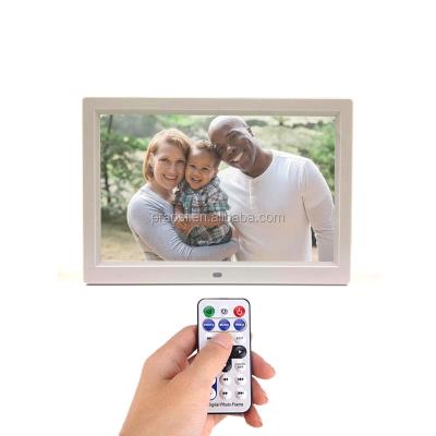 China 12 Inch Photo Frame Battery Operated Motion Sensor Digital Picture Frame Clock for sale