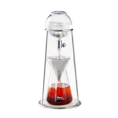 China Sustainable Hero SUS/High Borosilicate Glass Maker Machine Electric Coffee Machine/Super Null Ceramic Coffee Cold Brew for sale