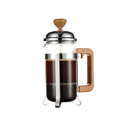 China Sustainable Zero Hero Easy To Clean High Borosilicate Glass Coffee Maker French Press Coffee Maker for sale