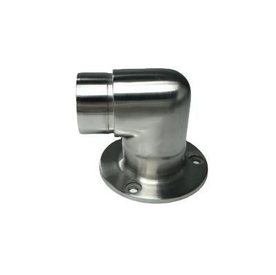 China S.s304/316 stainless steel satin 304/316 or polish investment casting balustrade and handrail exterior cover and base plate fitting for sale