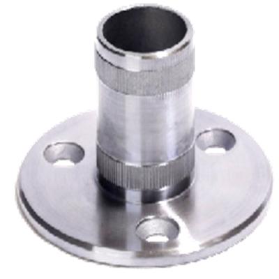 China Stair Railing Fittings Stainless Steel Flange Stainless Steel Traditional Fence Base Plate for sale