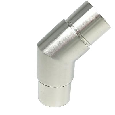 China 304/316 Stainless Steel Modern Fence Connector 135 Degree Stainless Steel Railing Elbow for sale