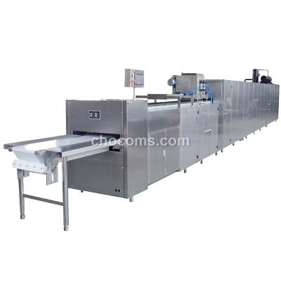 China Automatic Snack Factory Chocolate Bar Production Line Chocolate Molding Line 275 Molds for sale