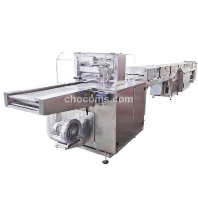 China Mini Snack Factory TC400 Chocolate Enrobing Line Perfect Chocolate Equipment For Sale for sale