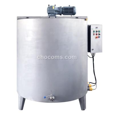 China Snack Factory 1000kg Per Batch Chocolate Reserve Tank Chocolate Storage Tanks With Automatic Temperature Control System for sale