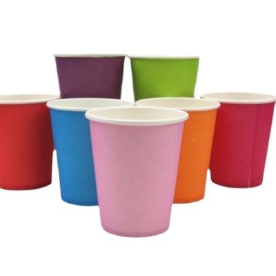 China Hot Selling Biodegradable Birthday Tableware Disposable Party Supplies Raw Material Paper Cups for sale