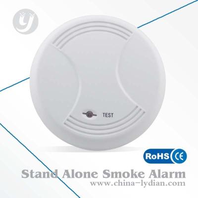 China 9V Stand Alone Battery Operated Photoelectric Smoke Detector Flash Alarm for sale