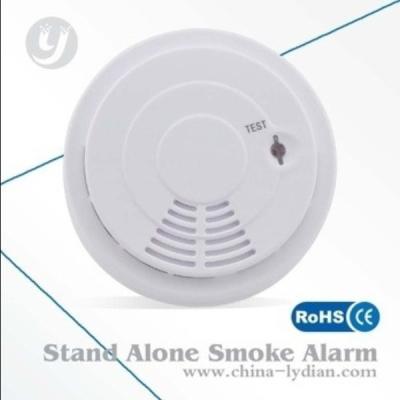 China White Stand Alone Photoelectric Sensor Optical Smoke Detector Battery Operated for sale