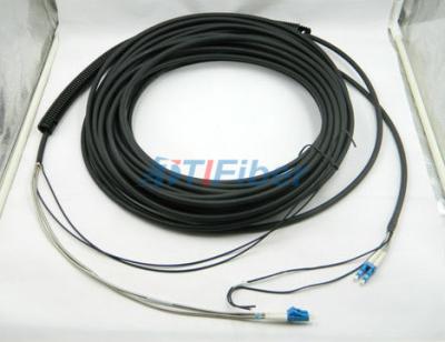 China Cordón de remiendo de la fibra óptica de la PC de DLC, cable de rama protegido al aire libre en venta