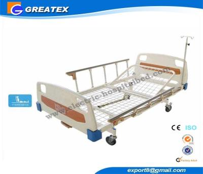 China Sola cama de hospital mecánica manual inestable para el paciente, muebles de la cama del equipamiento médico en venta