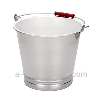 China Sustainable Aluminum Kitchen Low Price Household Sliver Water Serving Barrel Stainless Steel Bucket for sale