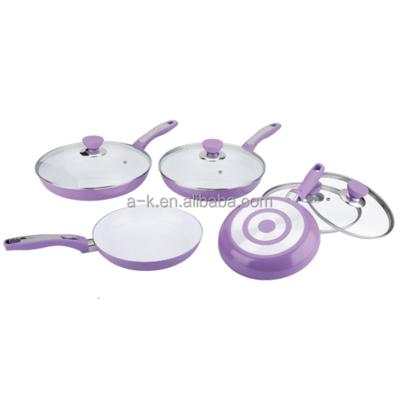 China Viable Case Non-stick Iron Grill Stovetop Kitchen Frying Breakfast Marble Coating Tcooking Pan for sale