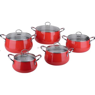 China Sustainable Kitchen Cast Iron Polished Pot Stick Pots Korean Cookware Non Set Cooking for sale