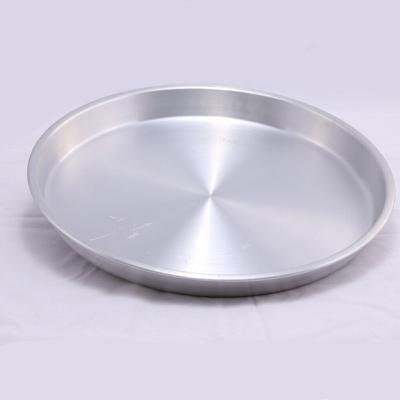 China Aulminum Aluminum Breakfast Round Shape Branded Fancy Turkish Serving Tea Tray for sale