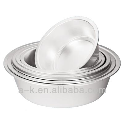 China Sustainable Baby Wash Basin Thickened Silver Round Kitchen Wash Basin for sale