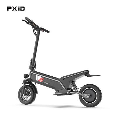 China Get on the Fast PXID 48V 10Ah Step Electric Scooters Two Wheel Adult Electric Scooter Off Road E Scooter for sale