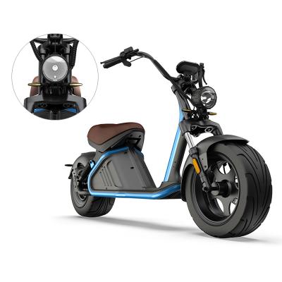 China 2021 new design long range 2000W unisex powerful electric scooters citycoco motorcycles for sale