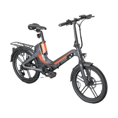 China Magnesium Alloy CE TUV Certificate City E Bike 250 Watt Bicycle With Rear Rack for sale