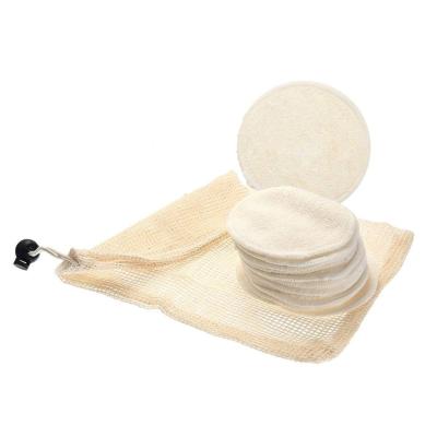 China Exfoliating Fiber Bamboo Face Towel Cleansing Pads And Reusable Makeup Remove Polyester Pads 3pcs/sets for sale