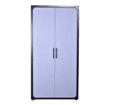 China Tall cabinet cheap price locker hoifat metal office furniture storage 2 swing door steel filing cabinet and wrdrobe for sale